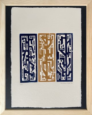 Cactotem & Christotem
Linogravure
Épreuve d’artiste tirée à la main en 3 exemplaires 
21 x 30 cm