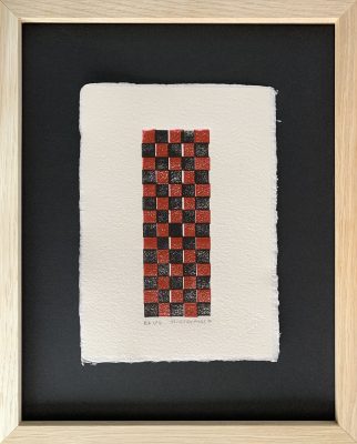 #05 "En rouge et Noir"
Linogravure
Épreuve d’artiste tirée à la main en 4 exemplaires 
20 x 10 cm