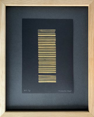 #8 "Persiennes"
Linogravure
Épreuve d’artiste tirée à la main en 5 exemplaires 
20 x 10 cm