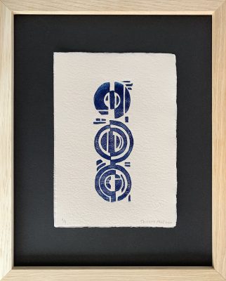 #10 "Blue Moon"
Linogravure
Épreuve d’artiste tirée à la main en 9 exemplaires 
20 x 10 cm