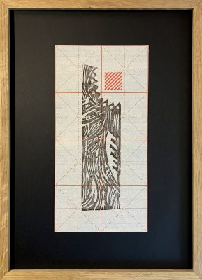 #17 "Forest"
Gravure sur bois et tampographie
Épreuve d’artiste tirée à la main en 10 exemplaires 
15 x 30 cm