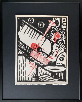 Instantané#23 : "Ne tirez pas sur le pianiste"
Encre de chine et tampon encre rouge
21 x 16 cm