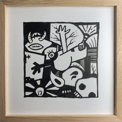 Petit musée : Hommage à Picasso
#Guernica
Encre de chine
20 x 20 cm
S'il est un tableaux qui a marqué ma vie à jamais, c'est bien celui-ci. Je parle de l'original bien sûr. Quelle claque ! Quelle puissance ! Quelle…
